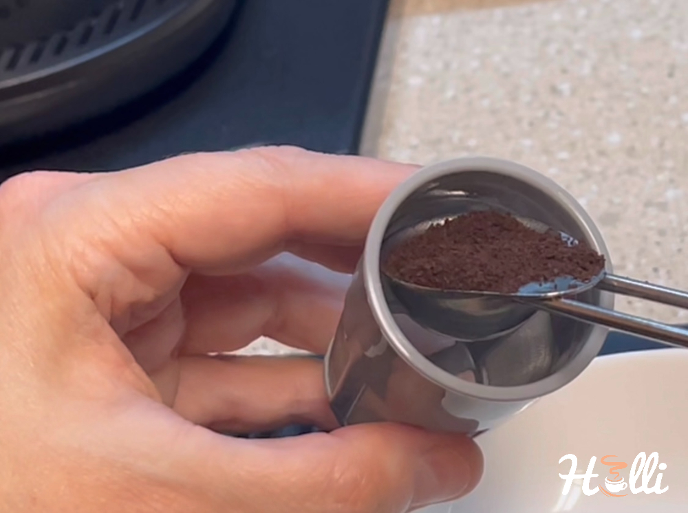 Add Coffee to Reusable K-Cup