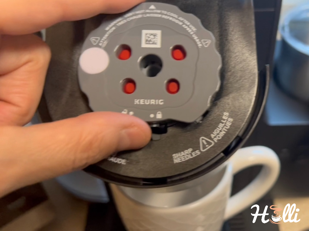 Insert Reusable K-Cup into the Compartment Keurig