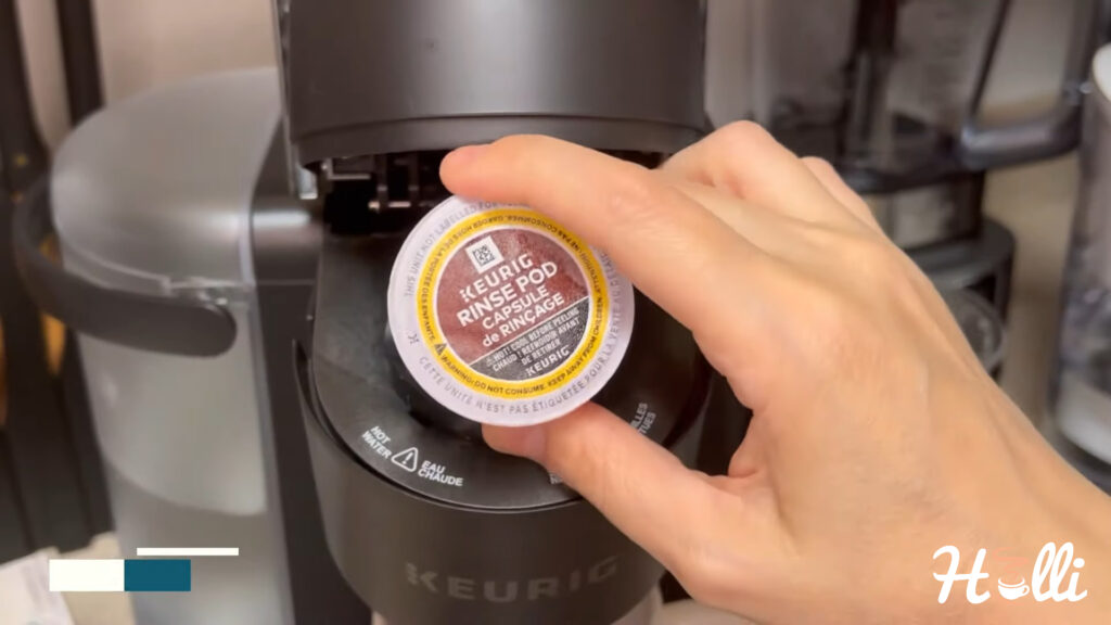 How to Use Keurig Rinse Pods Step 2