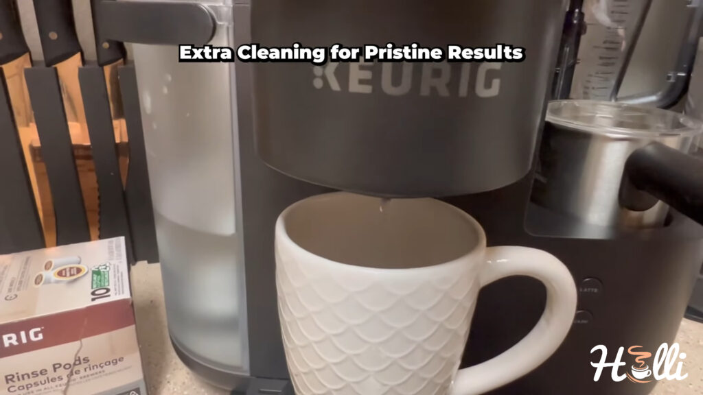 How to Use Keurig Rinse Pods Step 4 Extra Cleaning