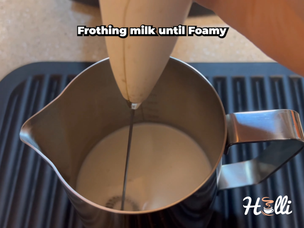Step 3 - Froth the Milk