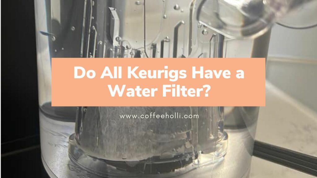 Do All Keurigs Have a Water Filter